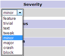Description: severity